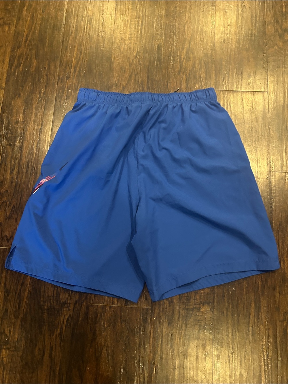 Nike Blue Athletic Shorts with Camouflage Swoosh Mens XL - Picture 10 of 11